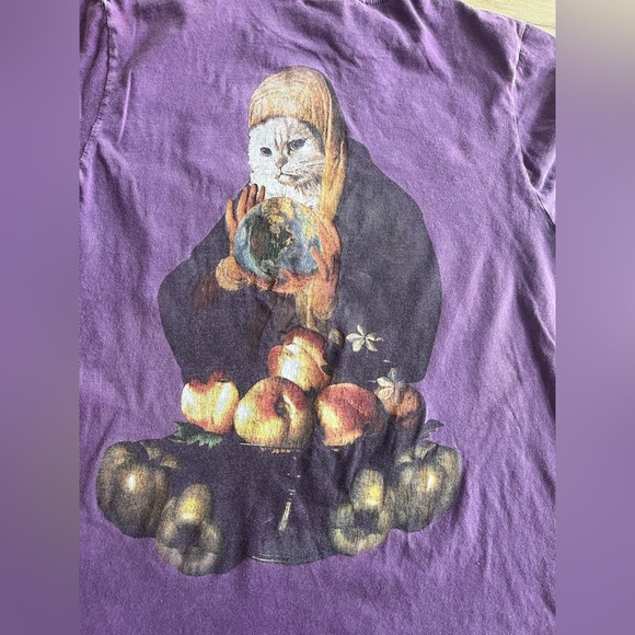 Ripndip World on Fire Tee Purple Cat SZ S - Picture 8 of 9